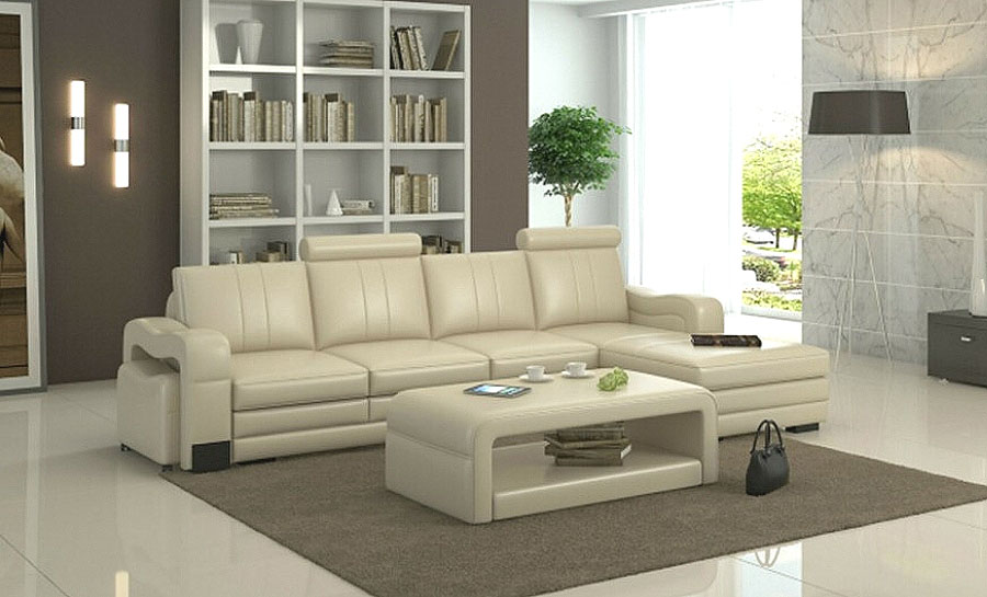 Janice - 3SC - Leather Sofa Lounge Set